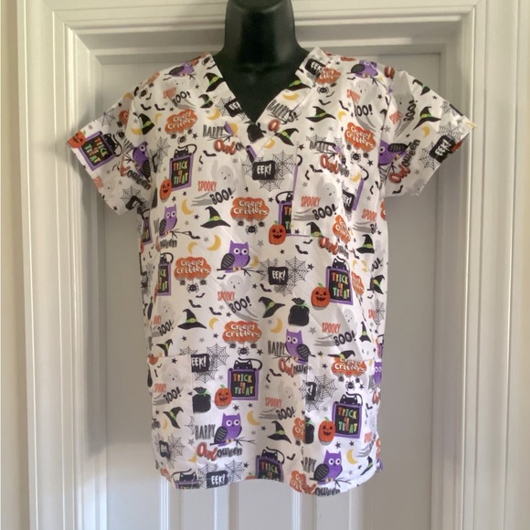 Smart Scrubs Tops - Halloween Scrub Top